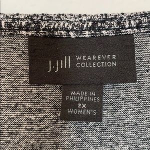 J Jill Black and White Dress